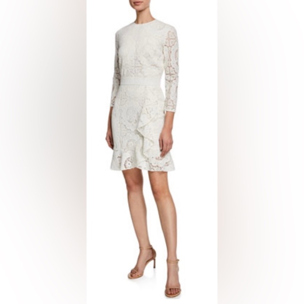 Shoshanna  White Lace Dress Size 8
